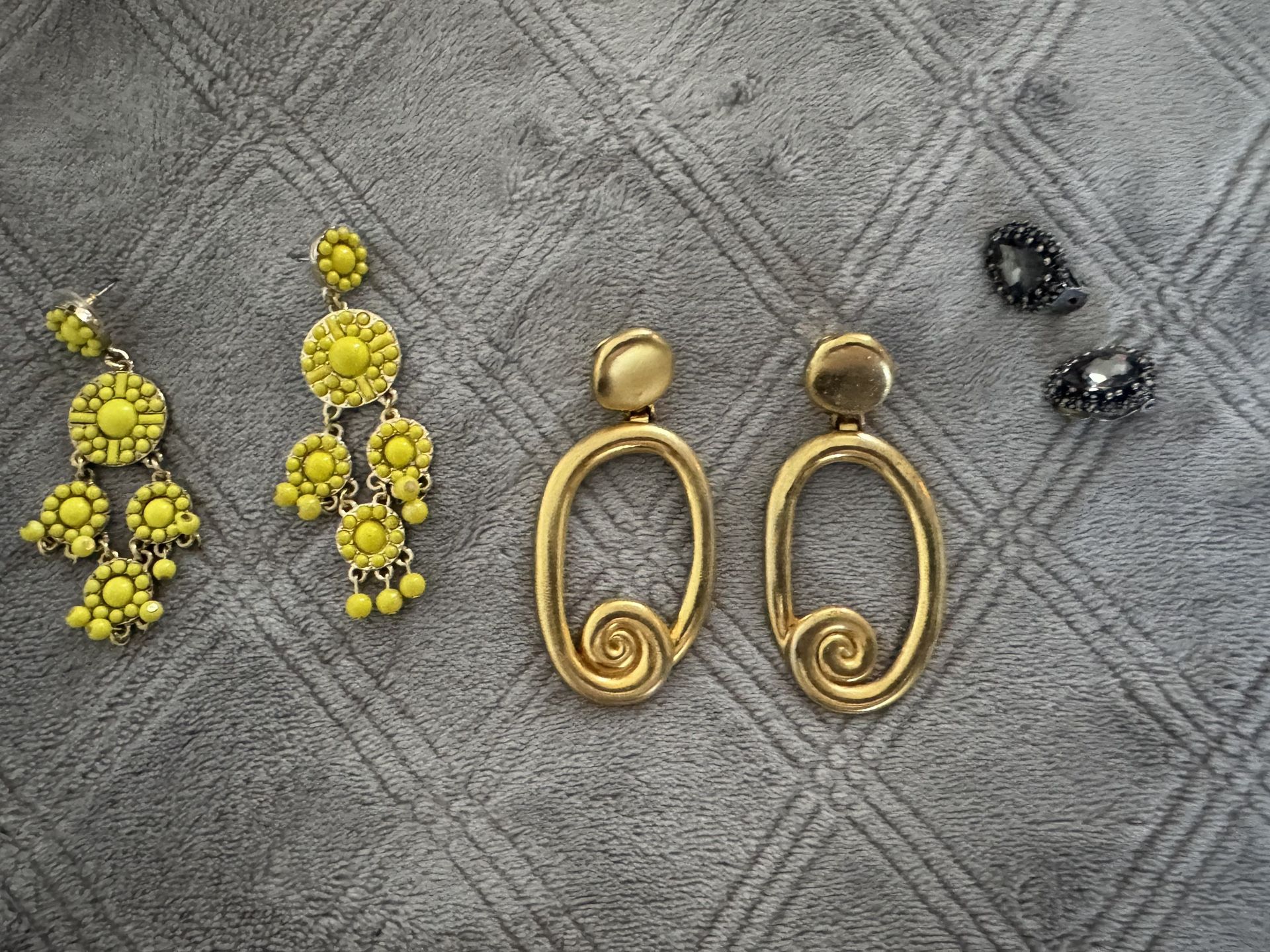 Vintage Earrings bundle set of three