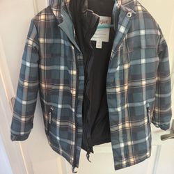 Boys Cat N Jack Winter Parka Size 6 Like New