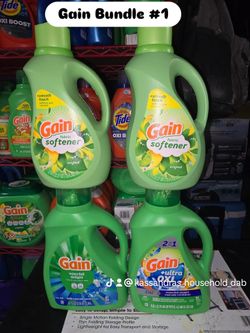 GAIN DETERGENT BUNDLE $35 FOR ALL