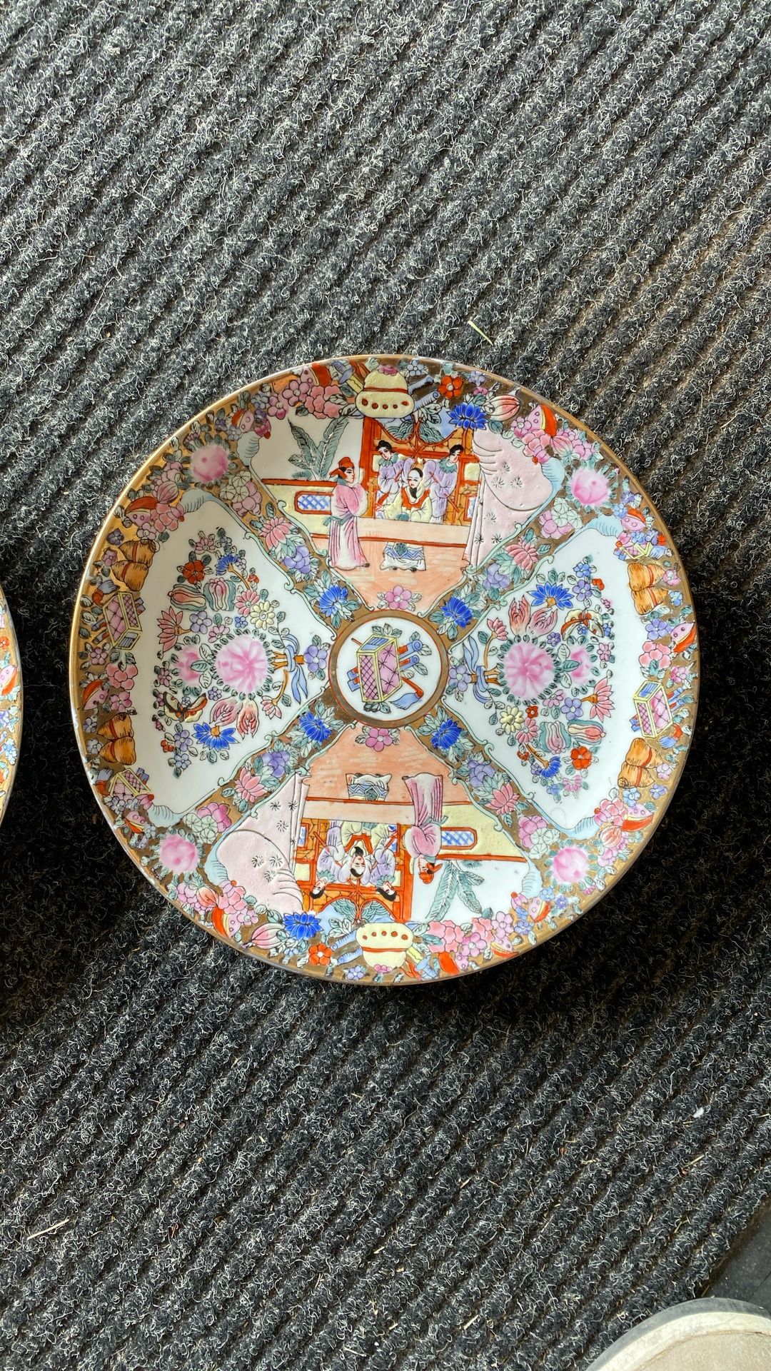 Painted Chinese China Plates