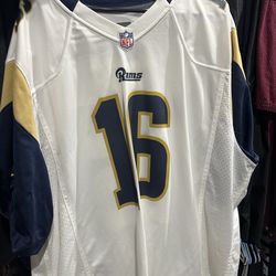 Nike Jared Goff #16 Los Angeles Rams jerseys  vintage blue, royal blue, white, and gray,  Never used , new just to tag Size XXL