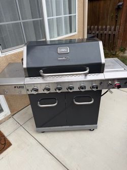 6 burner propane grill