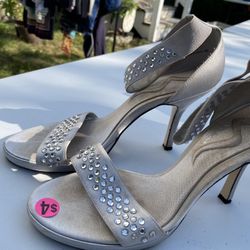 Heels With Strap Size 7 1/2