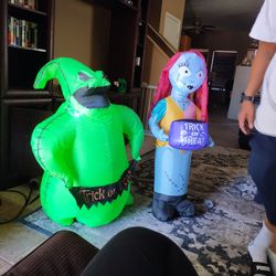 Oogie Boogie And Sally Blow Up 