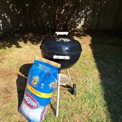 18 Inch Weber Grill With Cover And Charcoal