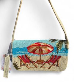 NWT Viral/Sold Out TjMaxx/Marshalls Beaded Beach Shoulder Bag