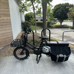 Tern GSD With Kids Seat Quick Haul E-bike DISCOUNTED