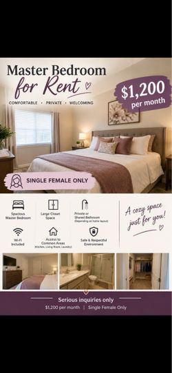 Master Bdrm w walk-in closet