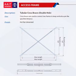7' x 3' x 4' Tubular Cross-Brace