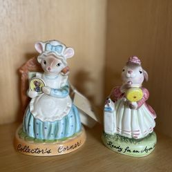 Vintage Avon Precious Moments Figurines (2) – With Tags, Made in Japan