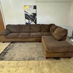 Brown 4-Seater Sectional Sofa