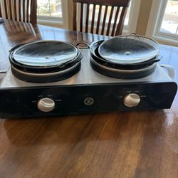 Double Crockpot- Used Twice 