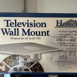 Televisión Wall Mount 19” to 21” TVs 