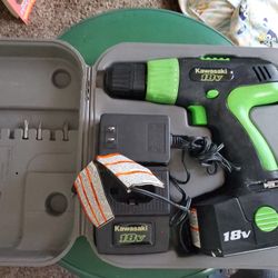 18v Kawasaki Drill And Charger
