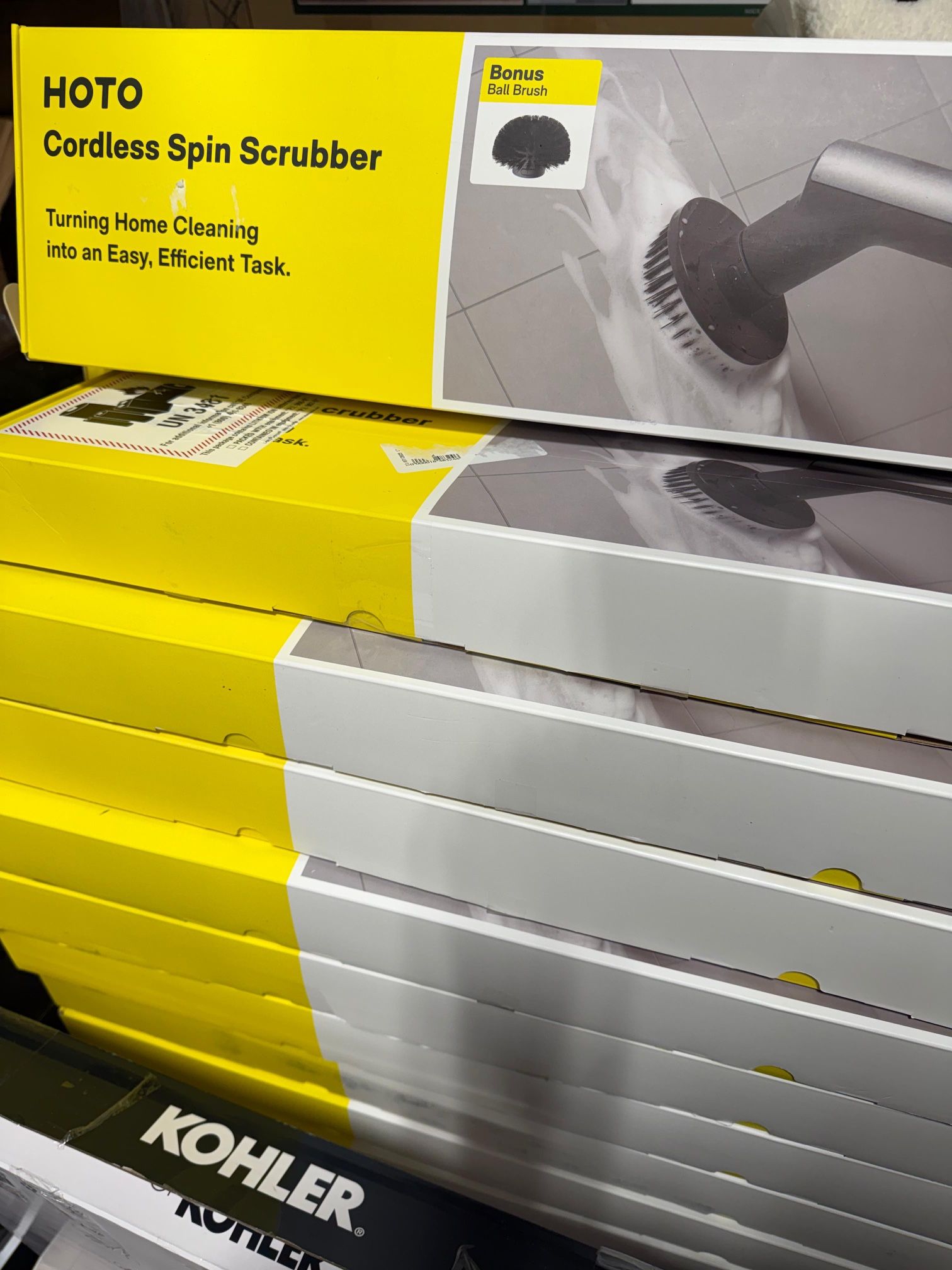 HOTO Flexi Cordless Spin Scrubber