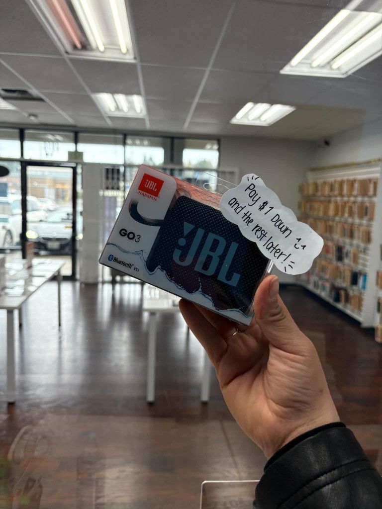 JBL Go 3 - Payments Available - Pay $1 Down To take It home