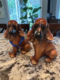 Goebel Vintage Porcelain Cocker Spaniel Pair
