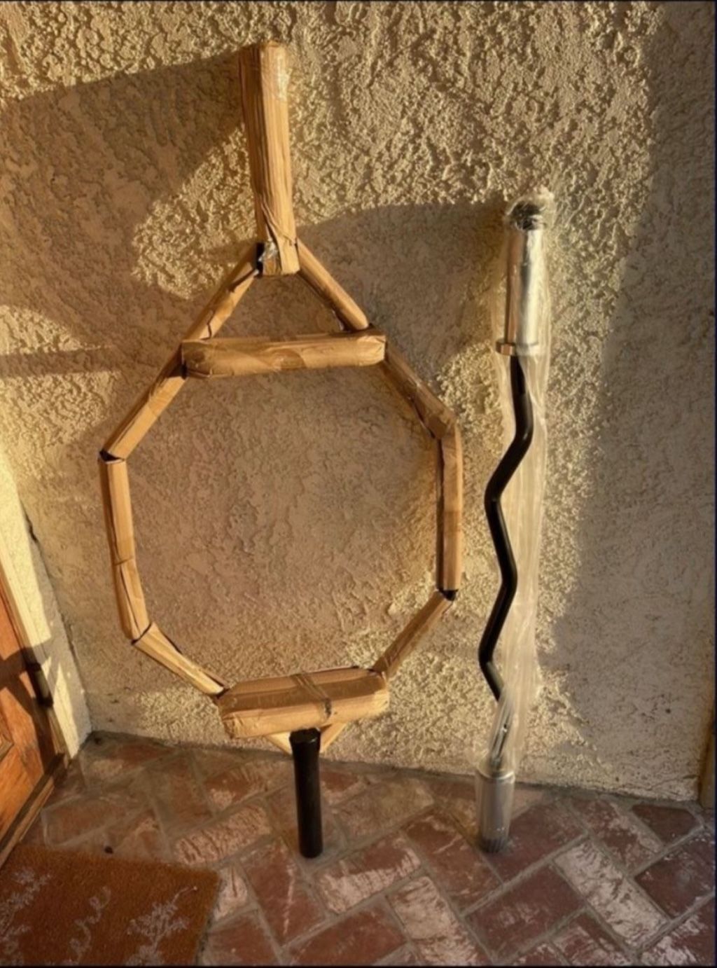Olympic Hex Barbell + Olympic Curling Barbell