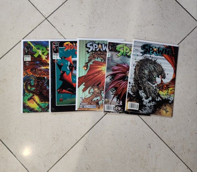 Todd Mcfarlane Spawn Mexico Variants Comic Lot of 5 FN/VF Spanish