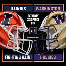 Washington Huskies vs Illinois, Sat 10/25, 4 Tickets