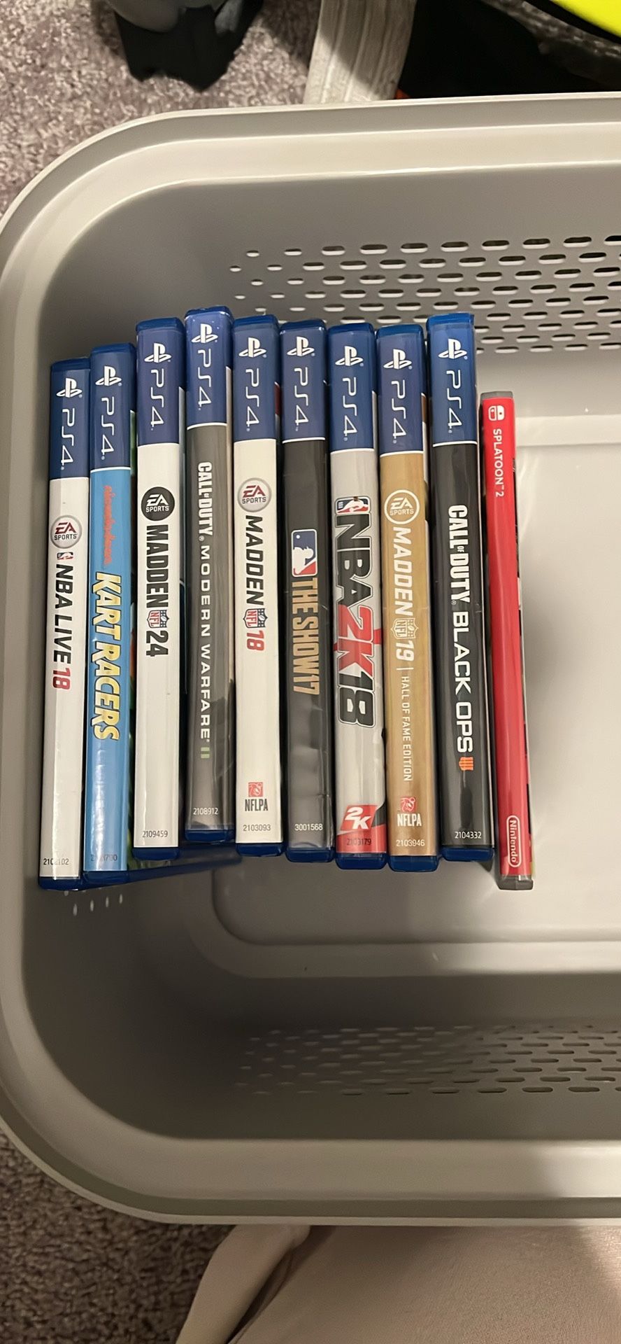 PS4 Video Games (Cost In Description)