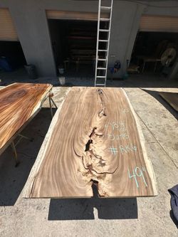 Modern Luxury Dining Table | Solid Wood Slab Table | Please Read Description