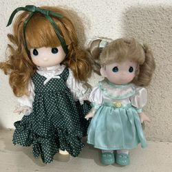 2 Precious Moments Collectible Dolls