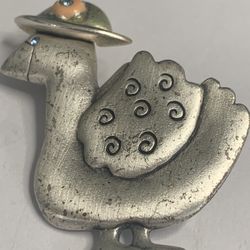 AJMC Pewter Mother Goose Brooch