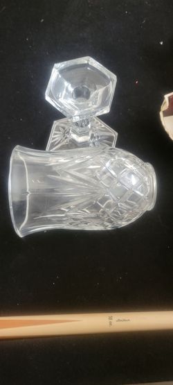 Vintage lead Crystal candle votive