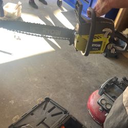 Ryobi 18in Chainsaw 