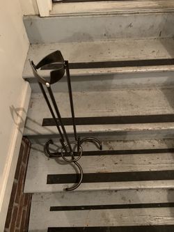 Metal Glass Vase Holder