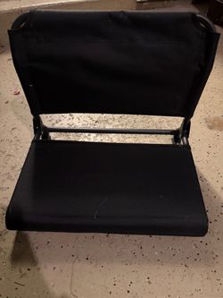 Black Folding Stadium Seat