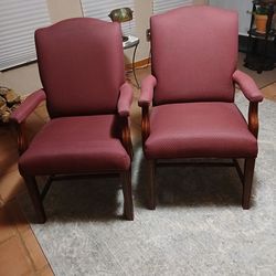 Maroon Chairs