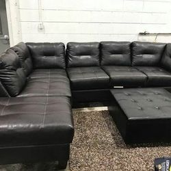 Sectional w/ ottoman
