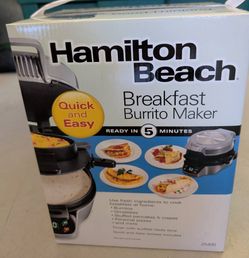 Hamilton Beach Breakfast Burrito Maker