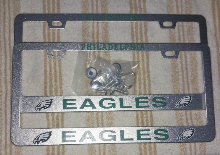 2pc Eagles Plate Frames