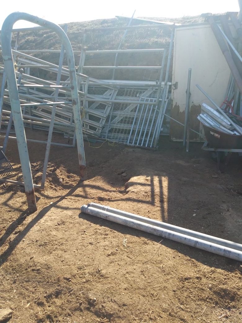 (Corral)Horse wash rack. Bañadero para caballo