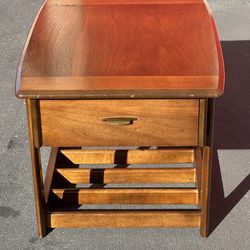 Antique side table with a drawer  - mid Century modern