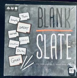 Blank Slate (Game)- Brand New, Still Sealed!