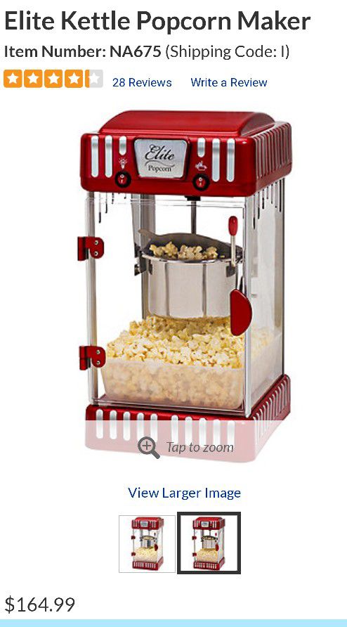 Elite Popcorn Maker