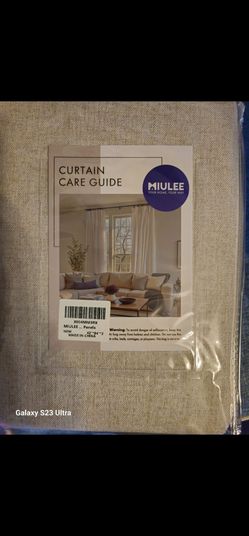 New curtains