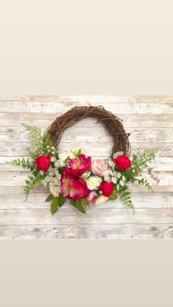 Rose Poney Wreath