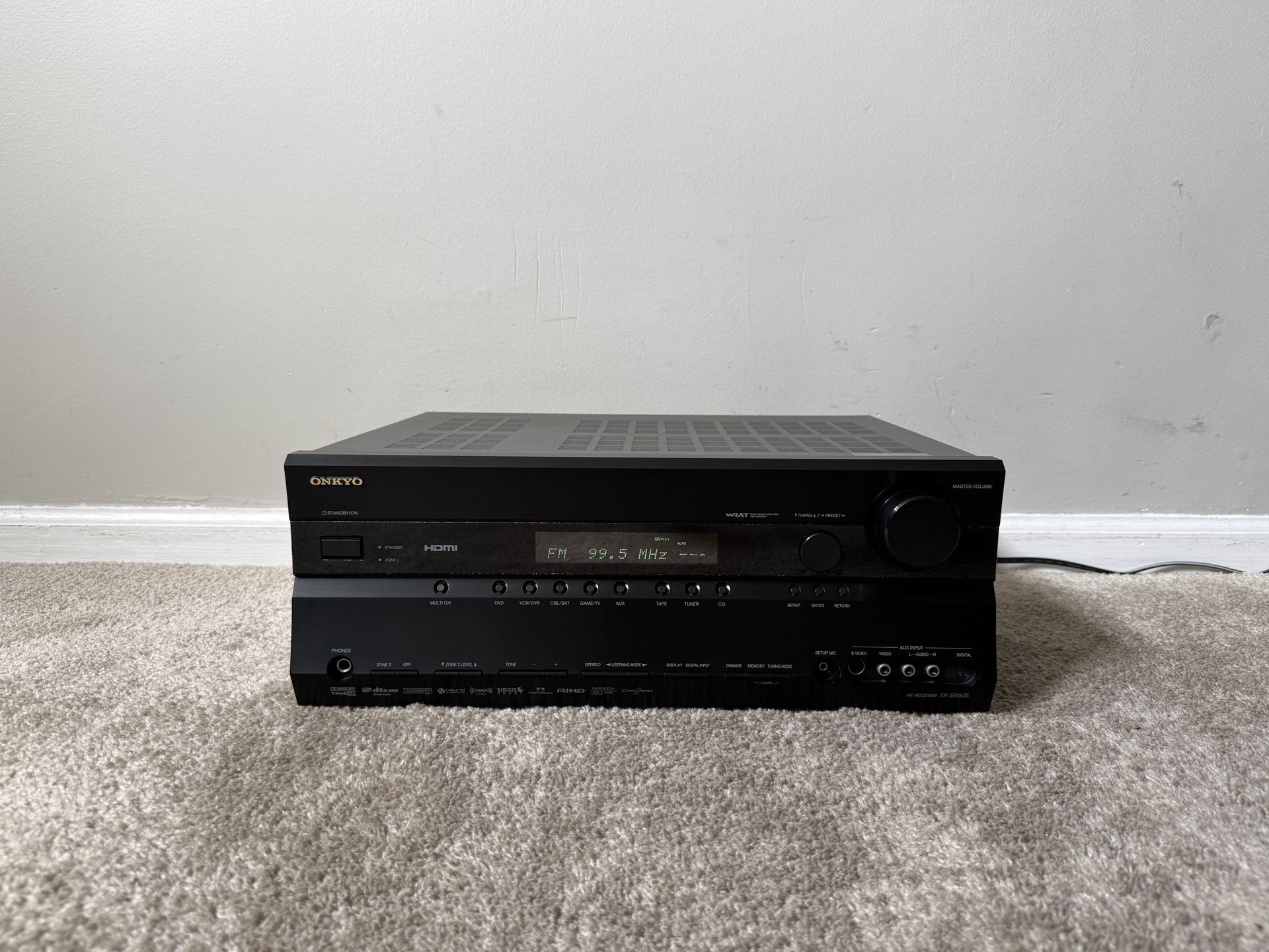 Onkyo TX-SR605 7.1 Home Theater Surround Receiver