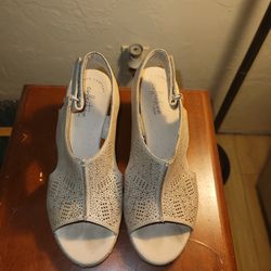 Clark's Lafley Rosen Women's Wedge Sandals  7w