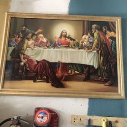 Cuadro la última cena 27 × 39