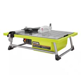 RYOBI 4.8 -Amps 7 in. Blade Corded Tabletop Wet Tile Saw