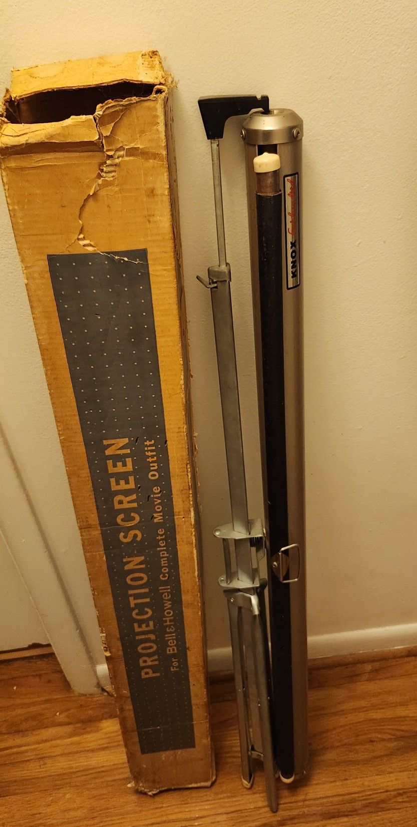 Vintage Knox Movie Projector Screen Bell Howard
