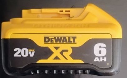 DeWalt 20 volt Max XR 6ah battery