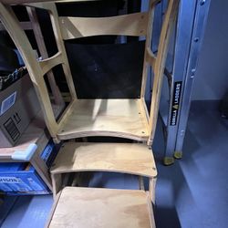 Kids Desk Step Stool Combo