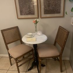 Vintage Bistro Table And Chairs 